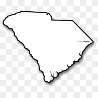 White South Carolina Map Png, Transparent Png