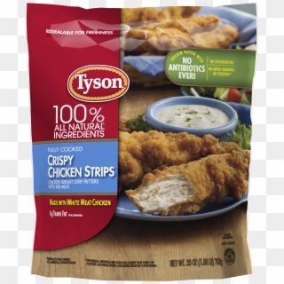Tyson® Fully Cooked Crispy Frozen Chicken Strips, 25 - Tyson Crispy Chicken Strips, HD Png Download