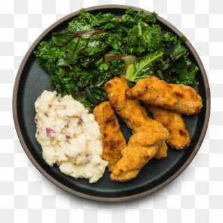 Chicken Tenders With Turnip Mash - Crispy Fried Chicken, HD Png Download