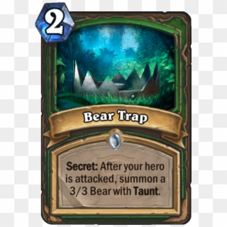Bear Trap Card - Bear Trap Hearthstone, HD Png Download