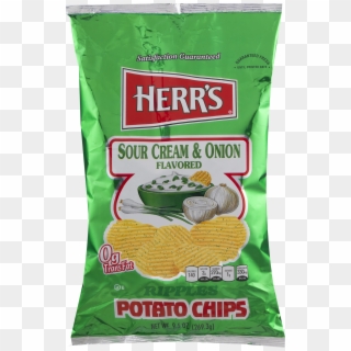 Herr's Sour Cream And Onion Potato Chips, HD Png Download
