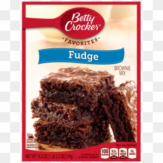 Betty Crocker Fudge Brownie Mix Family Size, - Fudge Brownie Mix Betty Crocker, HD Png Download