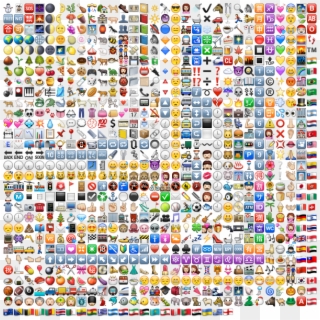 Whatsapp Emoji Spritesheet - Emoji Sprite Sheet, HD Png Download