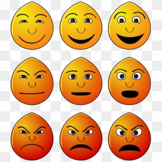 Emoticons, Emotions, Smilies, Faces, Yellow, Happy - Recognizing Emotions, HD Png Download
