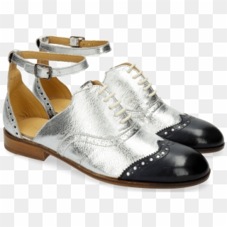 Oxford Shoes Sally 70 Metal Navy Silver - Melvin & Hamilton Sally 70, HD Png Download