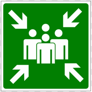 Big Image - Emergency Assembly Point Sign, HD Png Download