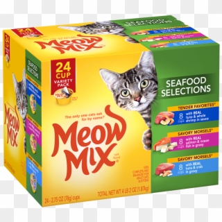 Meow Mix Wet Food, HD Png Download