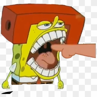 Spongebob Face Clipart With A Transparent Background - Spongebob Inhale