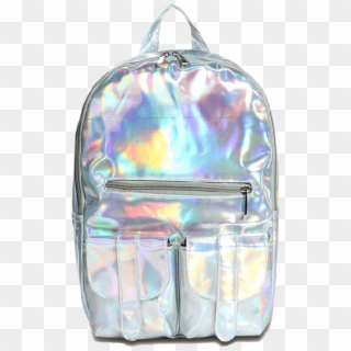 Holographic Backpack - Shiny Backpacks, HD Png Download