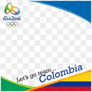Colombia Rio 2016 Team Profile Picture Overlay Frame - Electric Blue, HD Png Download