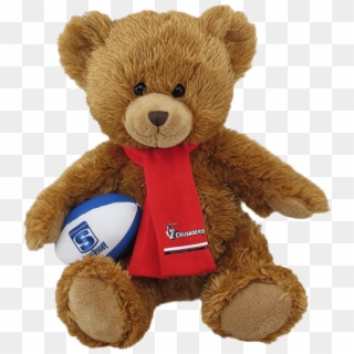 Crusaders Super Rugby Soft Toy Bear - Stuffed Toy, HD Png Download