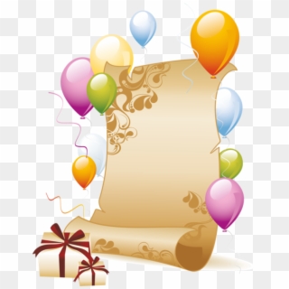 Parchemins Happy Birthday Celebration, Happy Birthday - Balloon Background, HD Png Download