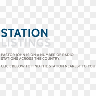 Station Listings - Parallel, HD Png Download