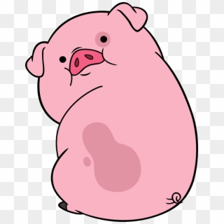 Drawn Pig Gravity Falls - Waddles The Pig Png, Transparent Png
