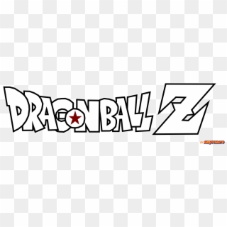 Dragon Ball Z Logo Lineart By Naruttebayo67 On Clipart - Dragon Ball Logo Negro, HD Png Download
