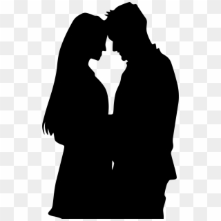 Romance Film Silhouette Couple Drawing - Love Couple Sketch Black, HD Png Download