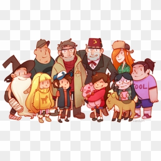 Katie🌷 On Twitter - Gravity Falls Pine Family, HD Png Download