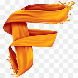F Logo Orange Png - F Logo Design, Transparent Png