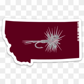 Uwotf Montana Grizzly State Sticker - Emblem, HD Png Download