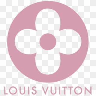 Louis Vuitton Logo Png Transparent - Louis Vuitton Pink Logo, Png Download