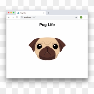 Pug Templates With Sails - Logo Pug Node Js, HD Png Download