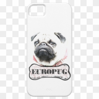 Europug Brutal Face Iphone 5/5s Case - Pug, HD Png Download