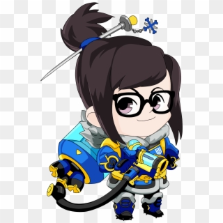 Load 3 More Imagesgrid View - Overwatch Mei Cute Spray, HD Png Download