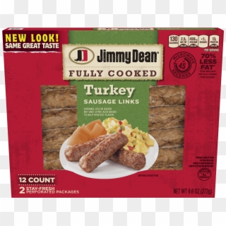 Jimmy Dean Fully Cooked Turkey Sausage Links, - Jimmy Deans Sausage Links Nutrition, HD Png Download
