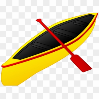 Kayak Clipart Yellow Boat - Clipart Canoeing Png, Transparent Png