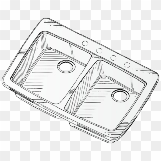 This Free Icons Png Design Of Steel Double Sink, Transparent Png