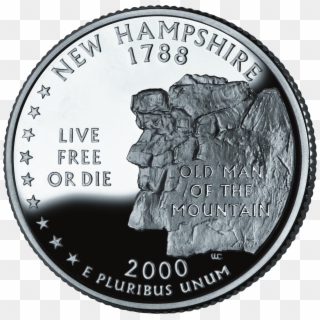 2000 Nh Proof - New Hampshire 1788 Quarter, HD Png Download