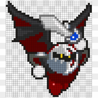 Dark Meta Knight Perler Bead Pattern / Bead Sprite - Meta Knight Pixel Art, HD Png Download