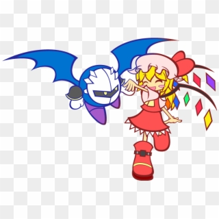 Flandre Scarlet And Meta Knight And Etc) Drawn By Y&k - Cartoon, HD Png Download