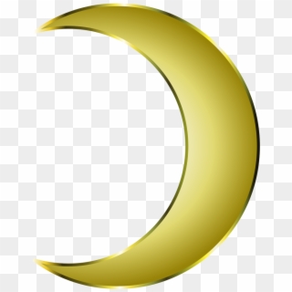 Open - Golden Crescent Moon, HD Png Download