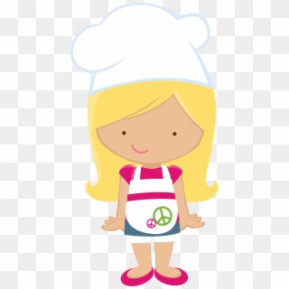 Zwd Pizza Party - Girl Cooking Cartoon Png, Transparent Png