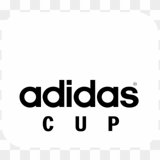 Adidas Cup Logo Black And White - Adidas, HD Png Download