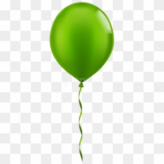 Free Png Download Single Green Balloon Png Images Background - Single Balloon Transparent Background, Png Download