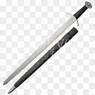 Black Viking Warrior Sword - Sword, HD Png Download