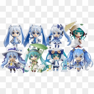 “snow Miku” Since 2012 And “rabbit Yukine” Since 2014 - 雪 ミク 歷年, HD Png Download