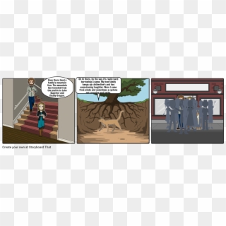 once There Lived A Family's Mountain Lion - Ang Hatol Ng Kuneho Storyboard, HD Png Download