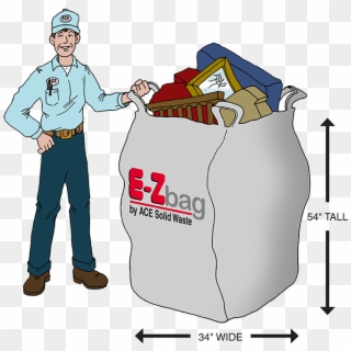The Portable Dumpster Bag By Ace - Construction And Demolition Waste Removal, HD Png Download
