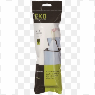 Eko Drawstring Trash Bag 7l - Eko Ek33704 Drawstring Bin Liners D 18 28l, HD Png Download