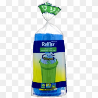 Ruffies Extra Large Twist Tie Trash Bags, 33 Gallon, - Ruffies, HD Png Download