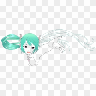 Miku , - Cartoon, HD Png Download