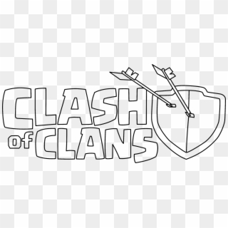 Clash Of Clans Logo Drawing, HD Png Download