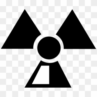 Vector Illustration Of Nuclear Fallout Radioactive - Radiation Logo, HD Png Download