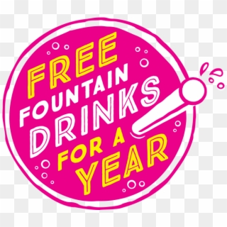 You Could Win Free Fountain Drinks For A Year Fountain - Circle, HD Png Download