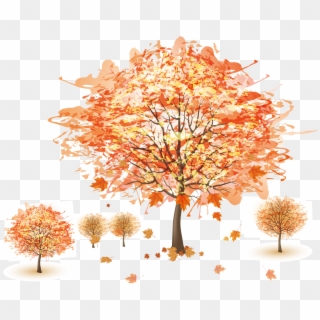 Autumn Tree Royalty-free - Fall Wallpaper Mac Cute, HD Png Download