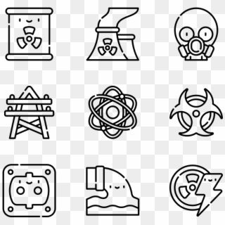 Nuclear Energy - Hand Drawn Icon Png, Transparent Png