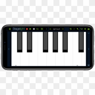 Stagelight 4 Ios App Iphone Piano - Musical Keyboard, HD Png Download